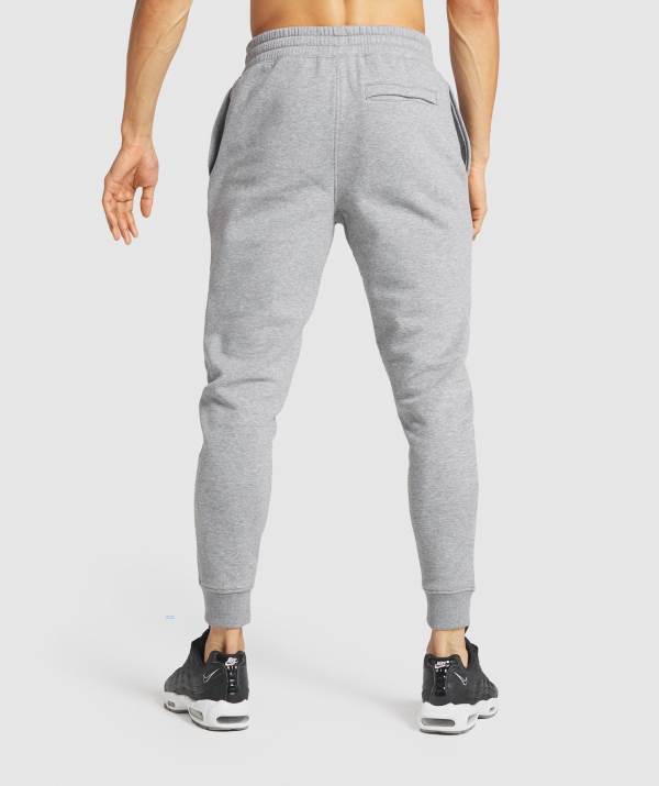 Panske Joggers Gymshark Crest Siva | EJ8452036